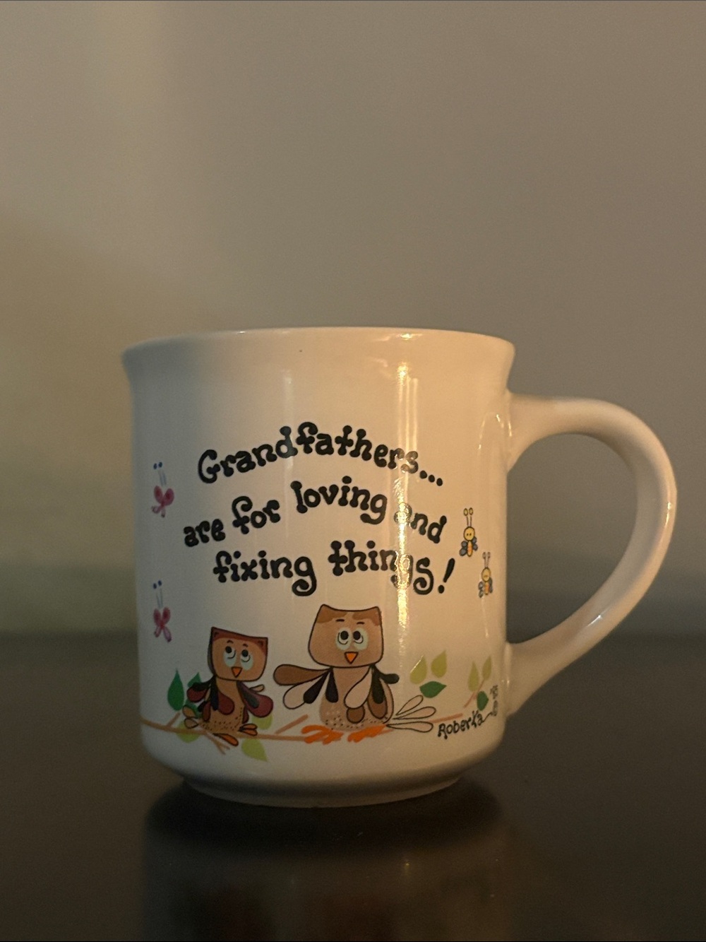Vintage Mug 1985 perfect for grandpa